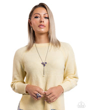 Load image into Gallery viewer, Paparazzi ♥ FLORAL Values Necklace &amp; FLORAL Excellence Ring - Purple Set ♥ S149