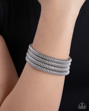 Load image into Gallery viewer, Paparazzi ♥ Casual Coils - Silver ♥ B885