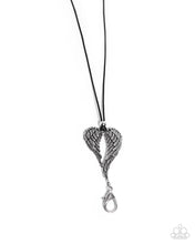 Load image into Gallery viewer, Paparazzi ♥ Angelic Attraction - Black ♥ Lanyard N2481