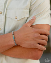 Load image into Gallery viewer, Paparazzi ♥ Marbled Mecca - Blue ♥ Mens B1116