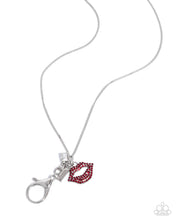 Load image into Gallery viewer, Paparazzi ♥ Read My Lips! - Red ♥ Lanyard N2333