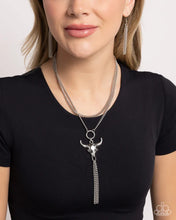 Load image into Gallery viewer, Paparazzi ♥ Layered Longhorn - Silver ♥ N2902