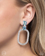 Load image into Gallery viewer, Paparazzi ♥ Guarded Glitz - Blue ♥ Clip-On E1673
