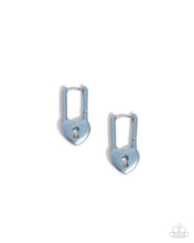 Load image into Gallery viewer, Paparazzi ♥ Pampered Padlock - Blue ♥ Post Hinge E1675