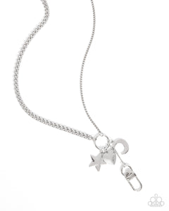 Paparazzi ♥ Lanyard Legacy - Silver ♥ Lanyard N2399