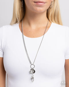 Paparazzi ♥ Lanyard Legacy - Silver ♥ Lanyard N2399