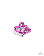 Load image into Gallery viewer, Paparazzi ♥ Hybrid Heart - Pink ♥ R444