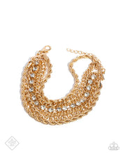 Load image into Gallery viewer, Paparazzi ♥ Executive Extravagance - Gold ♥ B1110