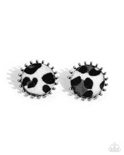 Load image into Gallery viewer, Paparazzi ♥ Cowhide Couture - Black ♥ Post E2349