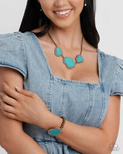 Load image into Gallery viewer, Paparazzi ♥ Digging Deep Necklace &amp; Earthy Excavation Bracelet - Brass ♥ S236