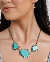 Load image into Gallery viewer, Paparazzi ♥ Digging Deep Necklace &amp; Earthy Excavation Bracelet - Brass ♥ S236
