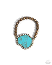 Load image into Gallery viewer, Paparazzi ♥ Digging Deep Necklace &amp; Earthy Excavation Bracelet - Brass ♥ S236