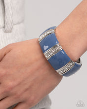 Load image into Gallery viewer, Paparazzi ♥ Fashionable Fringe Necklace &amp; Colored Cameo Bracelet - Blue Set  ♥ S170