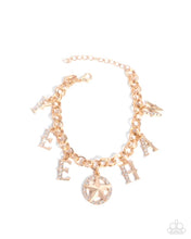 Load image into Gallery viewer, Paparazzi ♥ Yeehaw Yell - Gold ♥ B1195