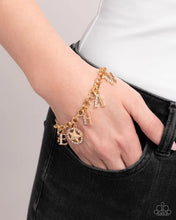 Load image into Gallery viewer, Paparazzi ♥ Yeehaw Yell - Gold ♥ B1195