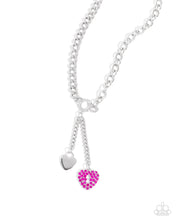 Load image into Gallery viewer, Paparazzi ♥ Momentary Bliss Necklace &amp; Momentary Balance Bracelet - Pink 2-Piece Set ♥ S164