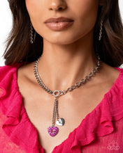Load image into Gallery viewer, Paparazzi ♥ Momentary Bliss Necklace &amp; Momentary Balance Bracelet - Pink 2-Piece Set ♥ S164