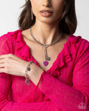 Load image into Gallery viewer, Paparazzi ♥ Momentary Bliss Necklace &amp; Momentary Balance Bracelet - Pink 2-Piece Set ♥ S164