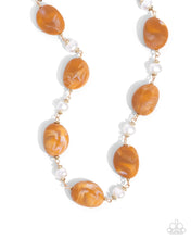 Load image into Gallery viewer, Paparazzi ♥ Selective Socialite Necklace &amp; Selective Slay Bracelet - Brown 2-piece Set ♥ S163