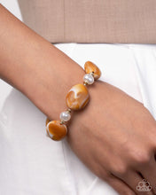 Load image into Gallery viewer, Paparazzi ♥ Selective Socialite Necklace &amp; Selective Slay Bracelet - Brown 2-piece Set ♥ S163