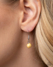 Load image into Gallery viewer, Paparazzi ♥  Palm Tree Promenade Necklace &amp; Palm Tree Promise Earrings - Yellow ♥ S167