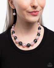Load image into Gallery viewer, Paparazzi ♥ Lacy Lady Necklace &amp;  Lacy Leisure Bracelet - Pink Set ♥ S173