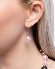 Load image into Gallery viewer, Paparazzi ♥ Lacy Lady Necklace &amp;  Lacy Leisure Bracelet - Pink Set ♥ S173