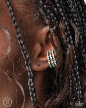 Load image into Gallery viewer, Paparazzi ♥ Iridescent Influence Cuff Earring &amp; Iridescent Improv Post Earring - Multi Set ♥ S172