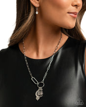 Load image into Gallery viewer, Paparazzi ♥  Astral Ambience Necklace &amp; Astral Alias Bracelet - Silver Set ♥ S174