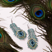Load image into Gallery viewer, Paparazzi ♥ Prized Peacock - Green ♥ E2020