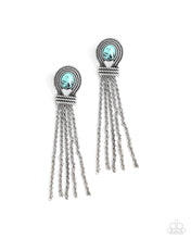 Load image into Gallery viewer, Paparazzi ♥ Santa Fe Spell - Green ♥ Post Earrings EX69