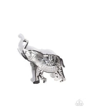 Load image into Gallery viewer, Paparazzi ♥ Elephant Embrace - Black ♥ Brooch BR2