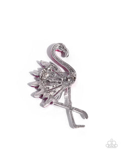Paparazzi ♥ Frenetic Flamingo - Pink ♥ Brooch BR10