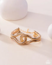 Load image into Gallery viewer, *Convention 2025* Paparazzi ♥ Interlocked Ignition - Gold ♥ B1145