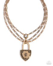 Load image into Gallery viewer, *Convention 2025* Paparazzi ♥ LOCK Show - Gold ♥ N2936