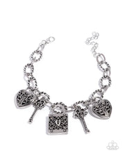 Load image into Gallery viewer, Paparazzi ♥ Flirty Filigree - Silver ♥ B1190