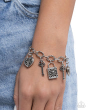 Load image into Gallery viewer, Paparazzi ♥ Flirty Filigree - Silver ♥ B1190