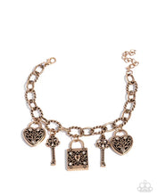Load image into Gallery viewer, Paparazzi ♥ Flirty Filigree - Gold ♥ B1200