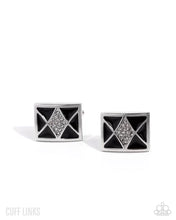 Load image into Gallery viewer, *Convention 2025* Paparazzi ♥ Iconic Invitation - Black ♥ Cuff Links R564