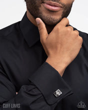 Load image into Gallery viewer, *Convention 2025* Paparazzi ♥ Iconic Invitation - Black ♥ Cuff Links R564