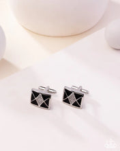 Load image into Gallery viewer, *Convention 2025* Paparazzi ♥ Iconic Invitation - Black ♥ Cuff Links R564