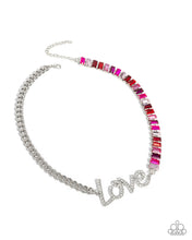 Load image into Gallery viewer, Paparazzi ♥ Lovely Heart Necklace &amp; Earring Set - White/Multi ♥ S224