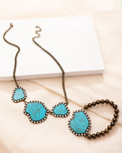 Load image into Gallery viewer, Paparazzi ♥ Digging Deep Necklace &amp; Earthy Excavation Bracelet - Brass ♥ S236