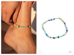 Paparazzi ♥ Seize the Shapes - Blue ♥ Anklet A20