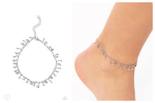 Load image into Gallery viewer, Paparazzi ♥ Sprinkled Selection - White ♥ Anklet A23