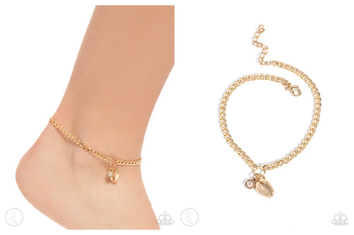 Paparazzi ♥ Conch Comeback - Pink ♥ Anklet A28