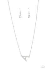 Load image into Gallery viewer, Paparazzi ♥ INITIALLY Yours - A - White ♥ N2770