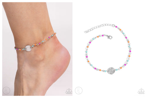 Paparazzi ♥ Florida Freestyle - Multi ♥ Anklet A33