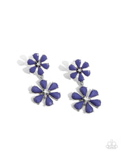 Load image into Gallery viewer, Paparazzi ♥ Floral Fun Necklace &amp; A Blast of Blossoms Earrings - Blue 2-piece Set ♥ $10 S153