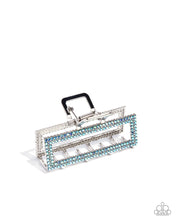 Load image into Gallery viewer, Paparazzi ♥ A Glittery Example - Blue ♥ Hair Clip C43